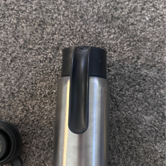 Stainless Steel Thermal Coffee Carafe, 1 Liter Cap. Kitchen Black Handle and Lid - Picture 7 of 9